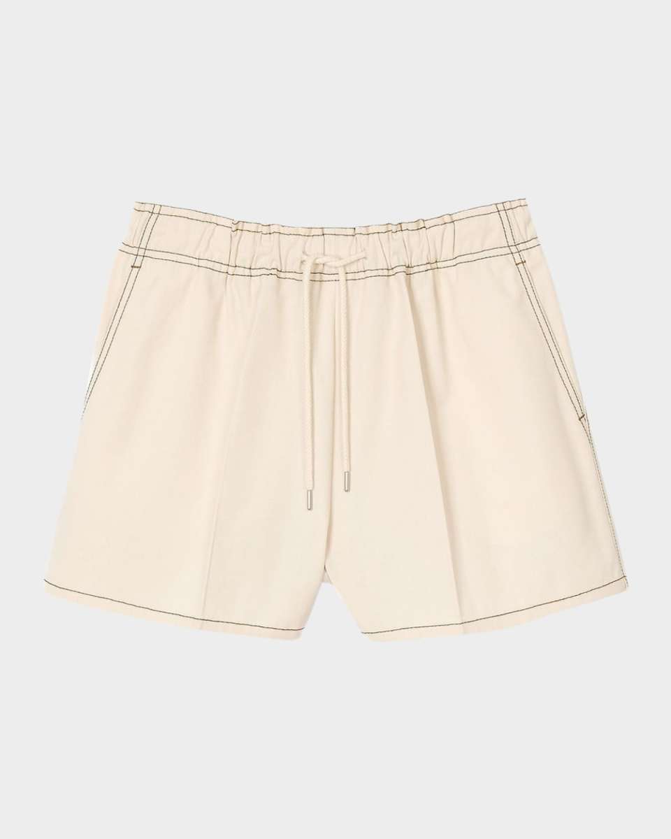 Leonor Cotton Drawstring Shorts